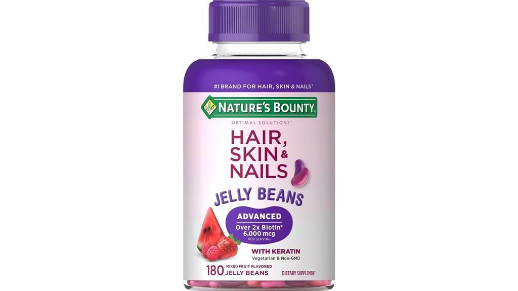 beauty supplement in jellybeans