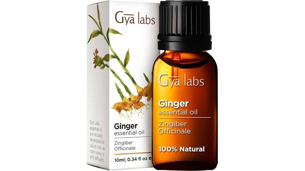 ginger essential oil product