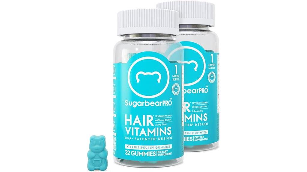 hair vitamin gummy supplement