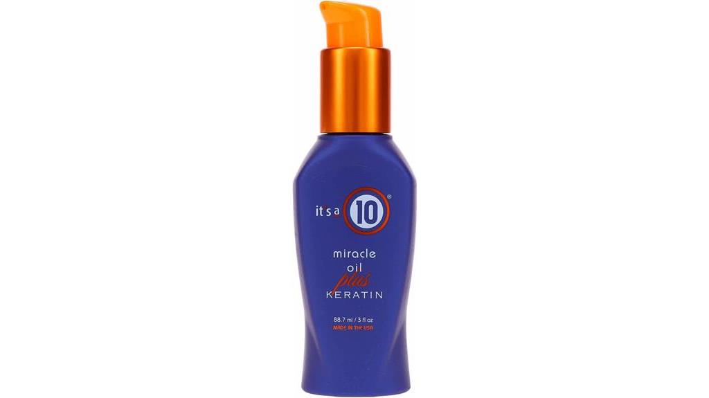 keratin haircare miracle oil