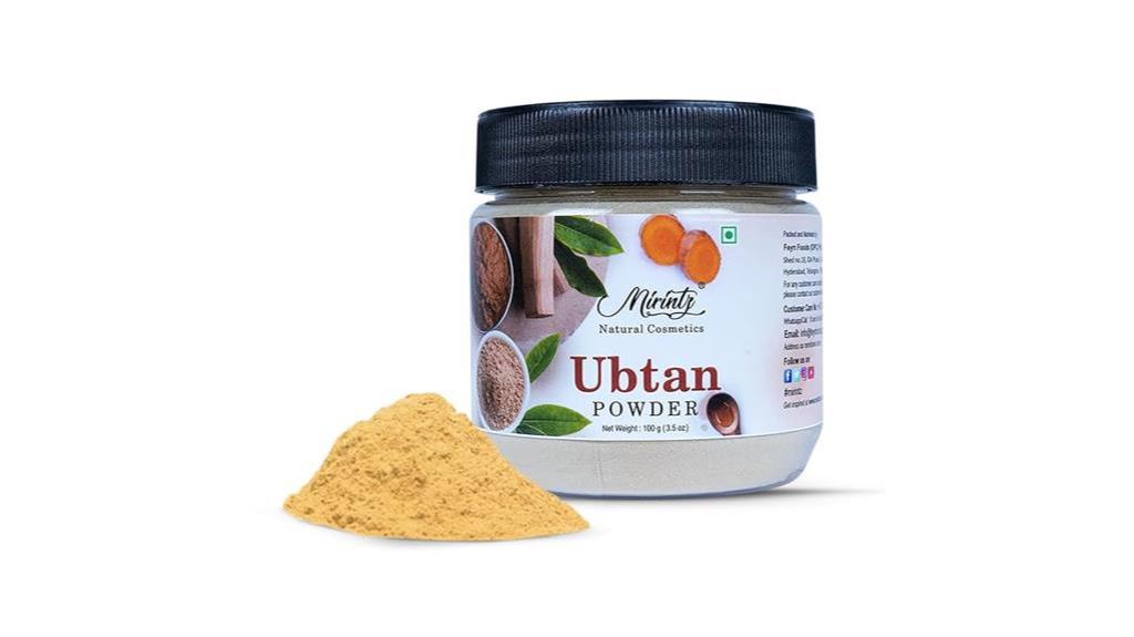 natural skincare ubtan powder