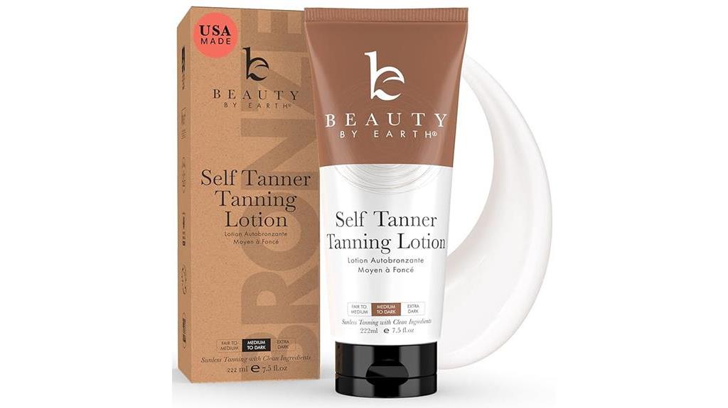 natural sunless tanning product