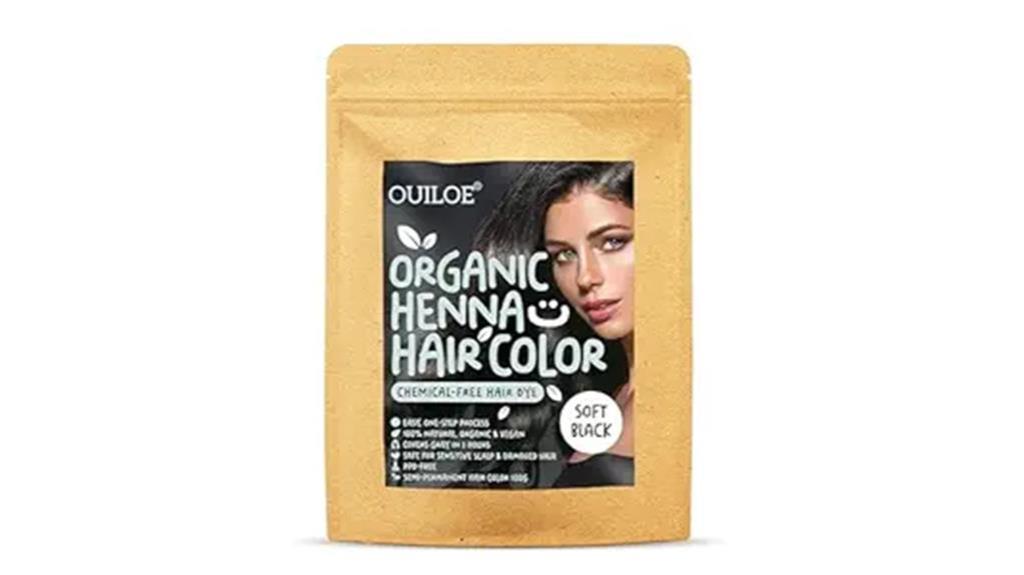 organic black henna dye