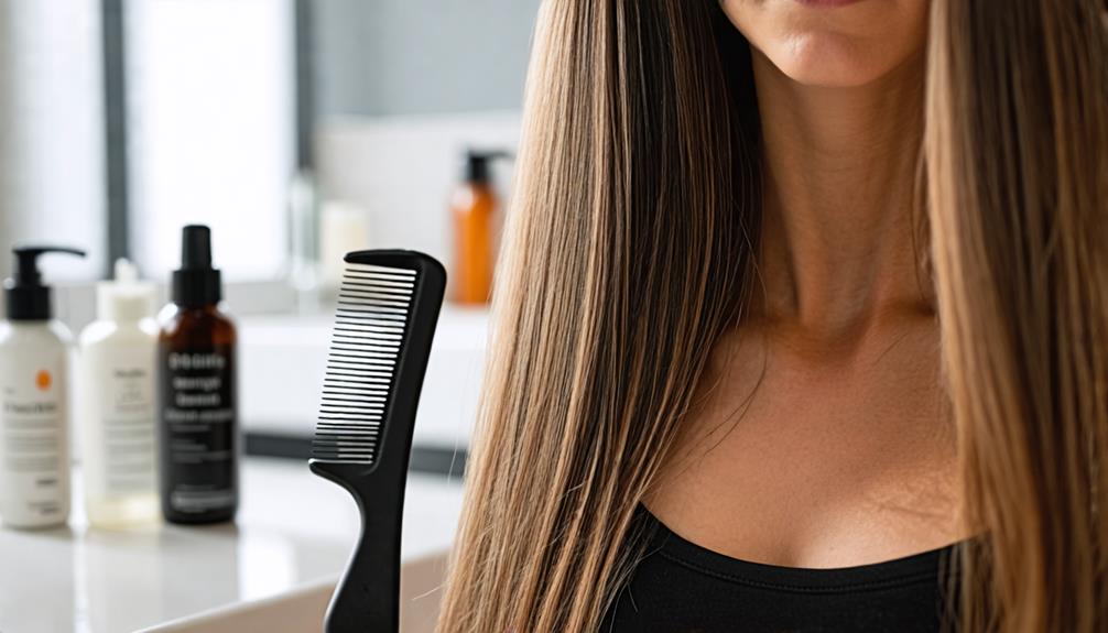 repairing damaged hair ends