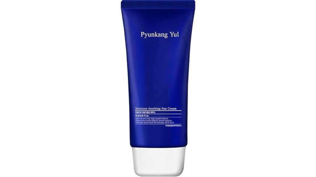 soothing sun cream product