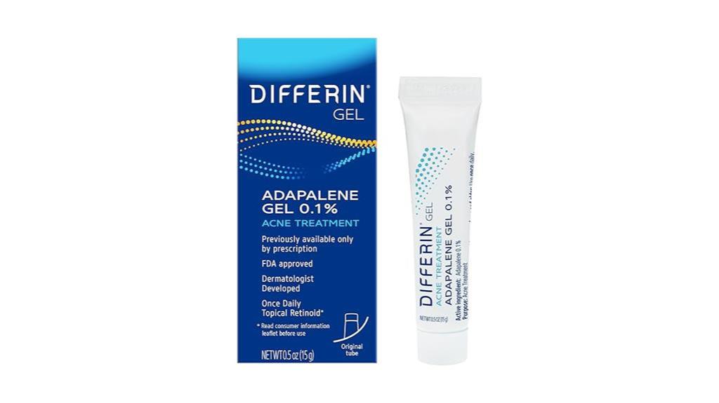 acne treatment gel tube