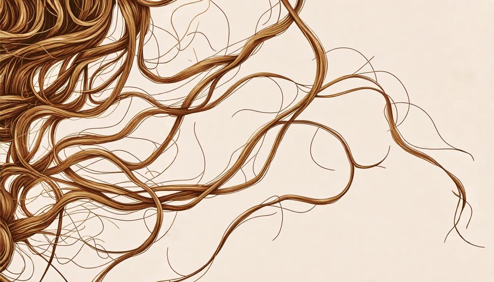 fragility of hair strands