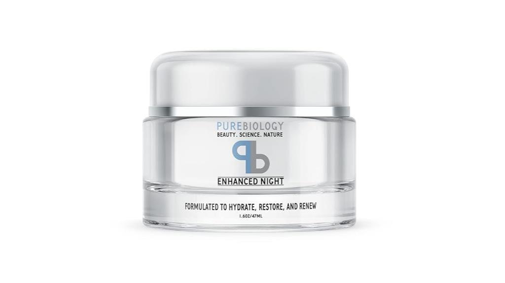 moisturizing anti aging night cream