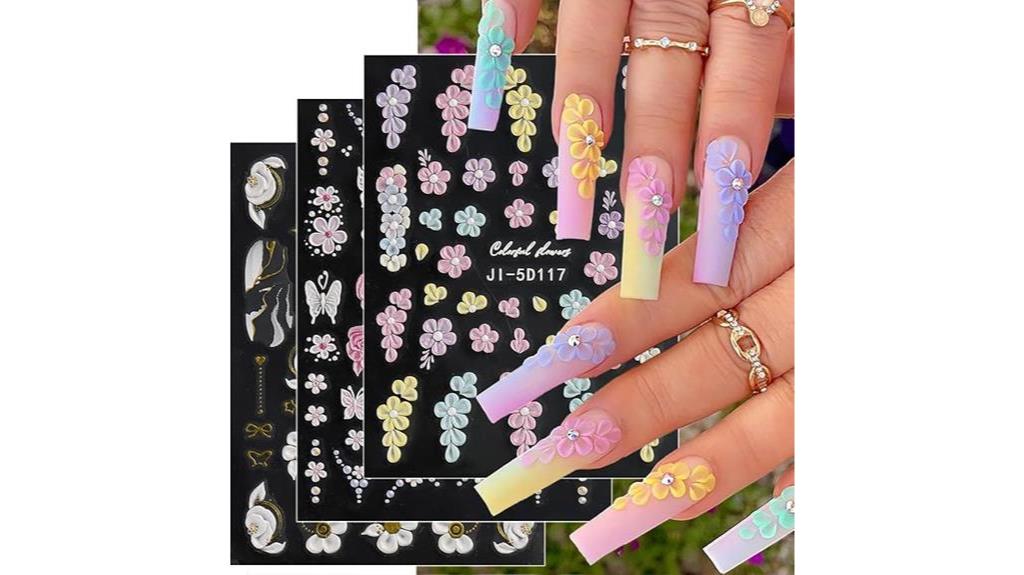 nail art flower stickers