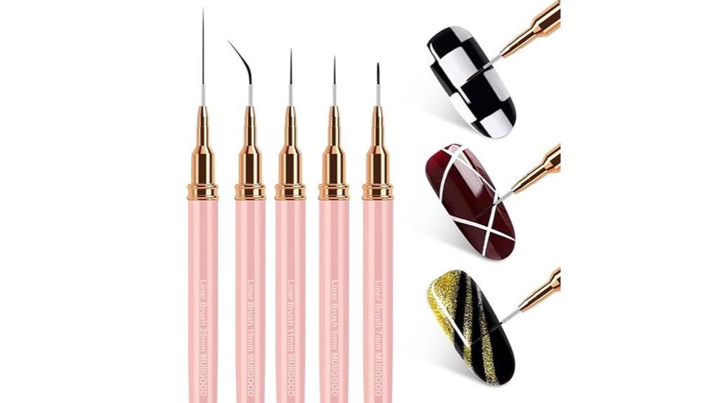 nail art liner brushes