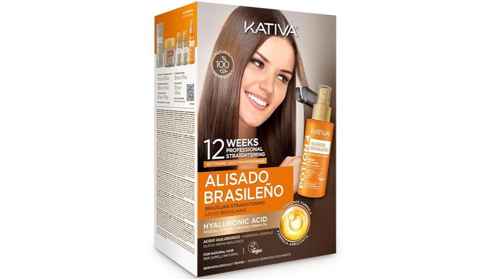 premium hair straightening kit