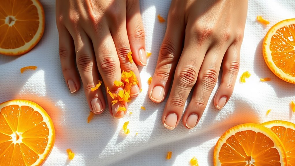 citrus infused exfoliating scrub