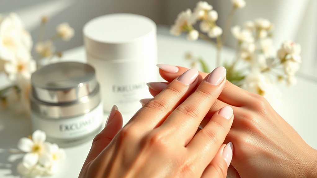 daily hand cream application