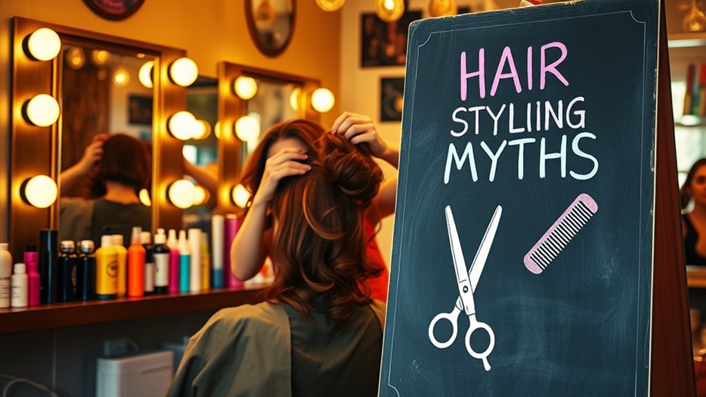 debunking hair styling myths