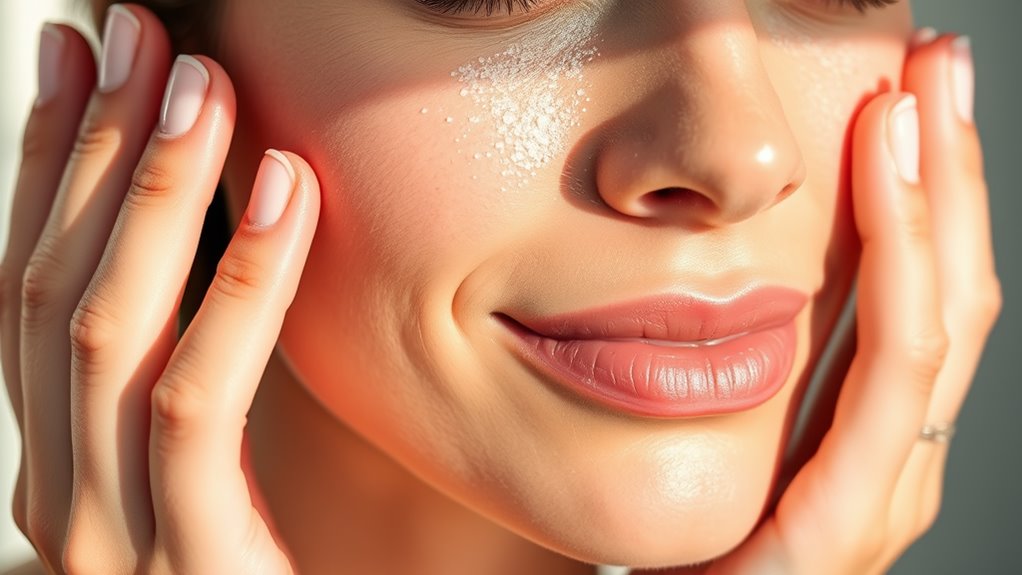 encourages skin regeneration process