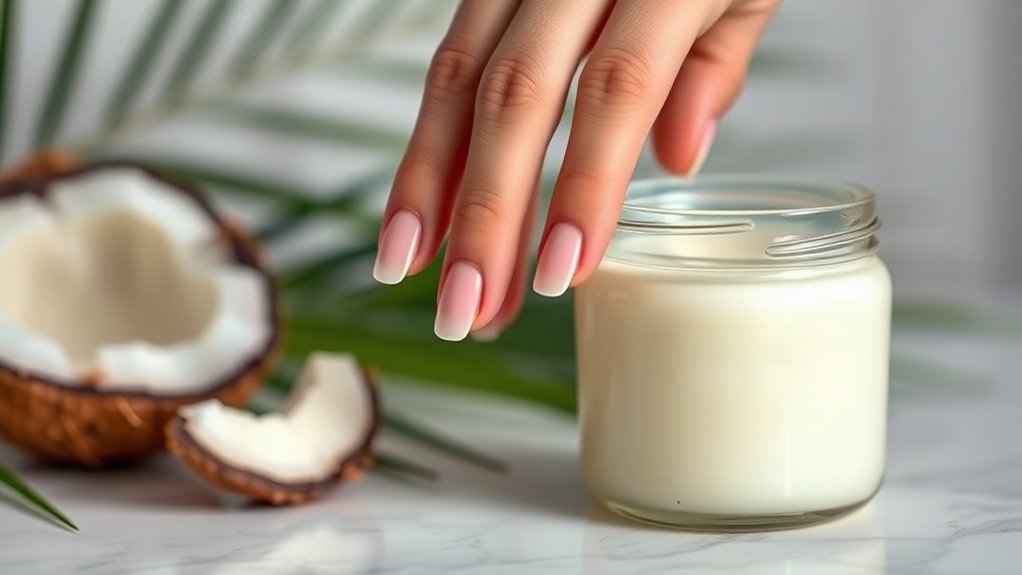gentle coconut oil removal