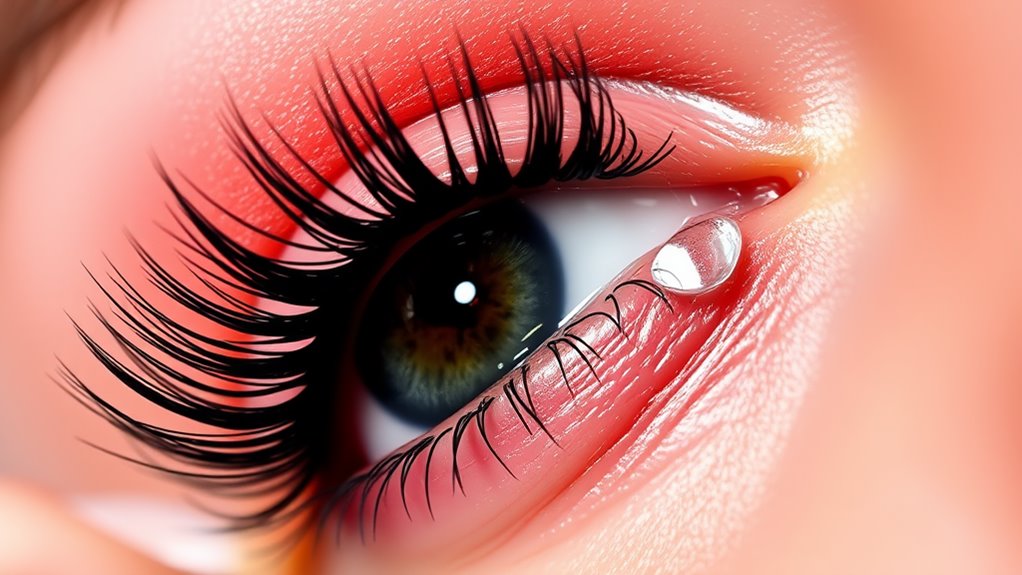 possible eye discomfort warning