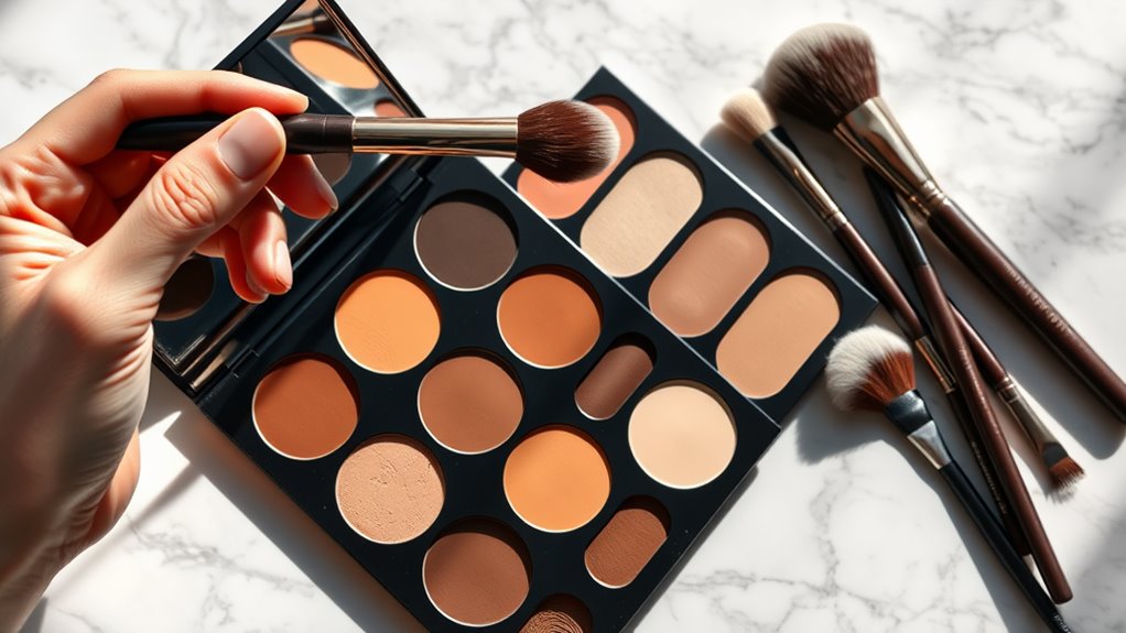 selecting suitable color tones