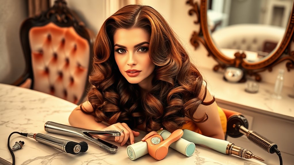 voluminous waves with rollers