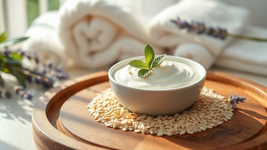 yogurt oatmeal skin exfoliant